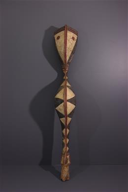 Arte tribal africano - Máscara de serpiente Baga Bansonyi