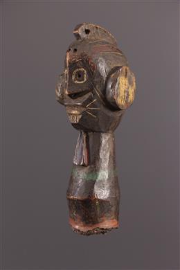 Arte tribal africano - Cabeza de cresta Mumuye