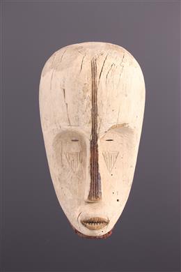 Arte tribal africano - Máscara de casco Fang