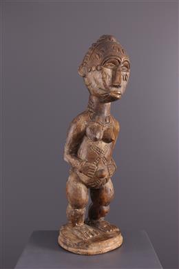 Arte tribal africano - Estatua femenina de Baga