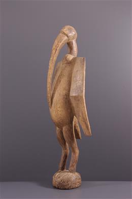 Arte tribal africano - Calao Senufo estatua