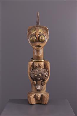 Arte tribal africano - Estatua fetiche de Songye Tetela Nkishi