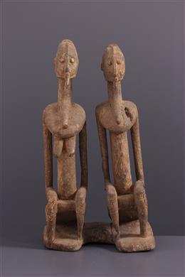 Arte tribal africano - Figura de pareja Dogon
