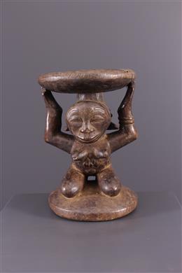 Arte tribal africano - Luba Heces