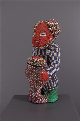Arte tribal africano - Bamoun Estatuilla